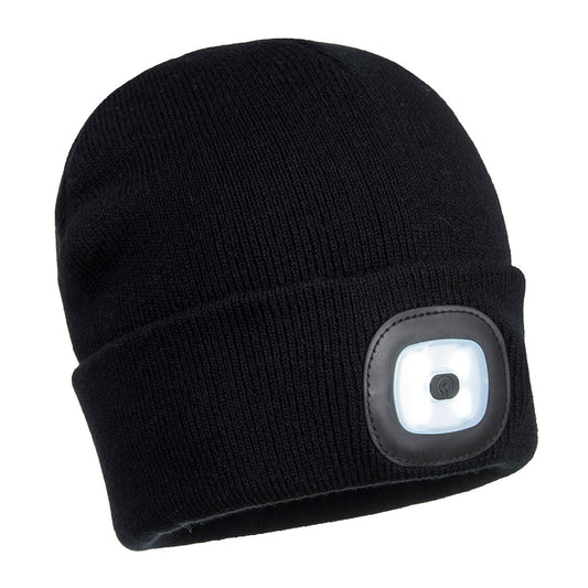 B029 - Beanie USB Rechargeable LED Head Light