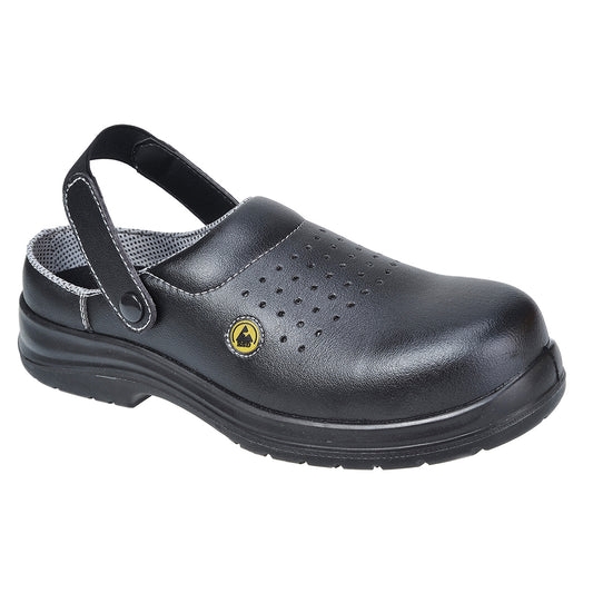 FC03 - Portwest Compositelite ESD Perforated Safety Clog SB AE