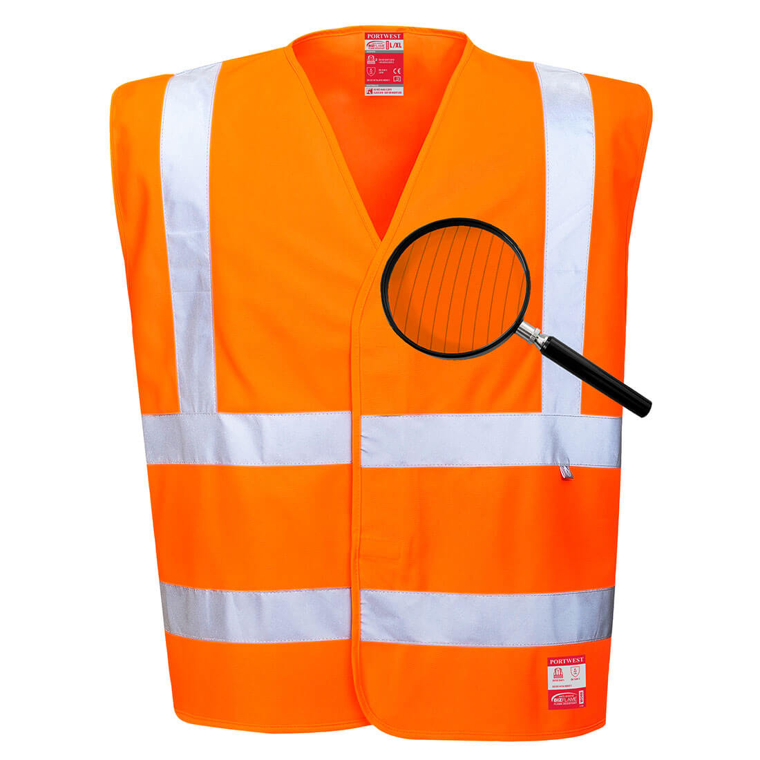 FR71 - Hi-Vis Anti Static Vest - Flame Resistant