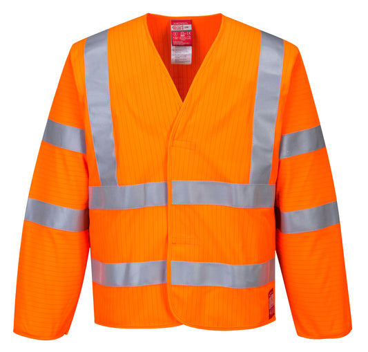 FR85 - Hi-Vis Anti Static Jacket - Flame Resistant