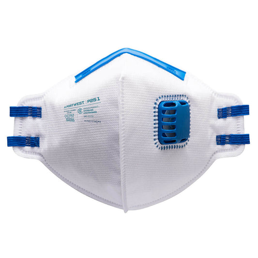 P251 - FFP2 Valved Fold Flat Respirator (Pk20)