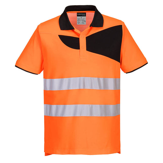 PW212 - PW2 Hi-Vis Cotton Comfort Polo Shirt S/S