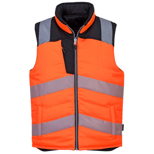 PW374 - PW3 Hi-Vis Reversible Bodywarmer