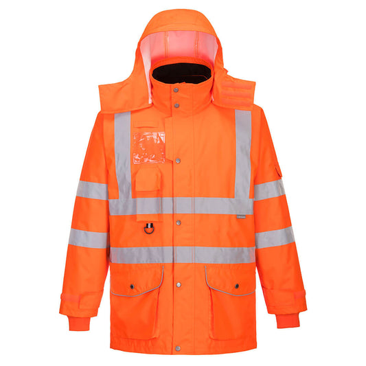 RT27 - Hi-Vis Breathable 7-in-1 Traffic Jacket