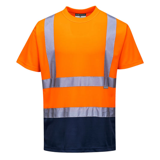 S378 - Hi-Vis Contrast T-Shirt S/S