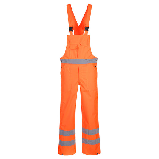 S388 - Hi-Vis Breathable Rain Bib and Brace