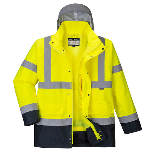 S471 - Hi-Vis 4-in-1 Contrast Traffic Jacket